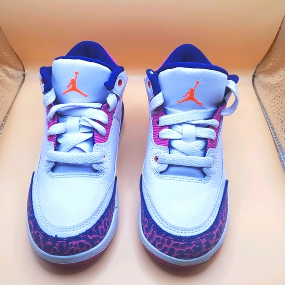[SOLD] Jordan Retro 3Barely Grape/Hyper Crmsn/Pnk - Picture 1 of 7